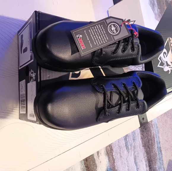 Brand New Black Unisex Rocky Oxford Size 9.5 Shoes main image 8